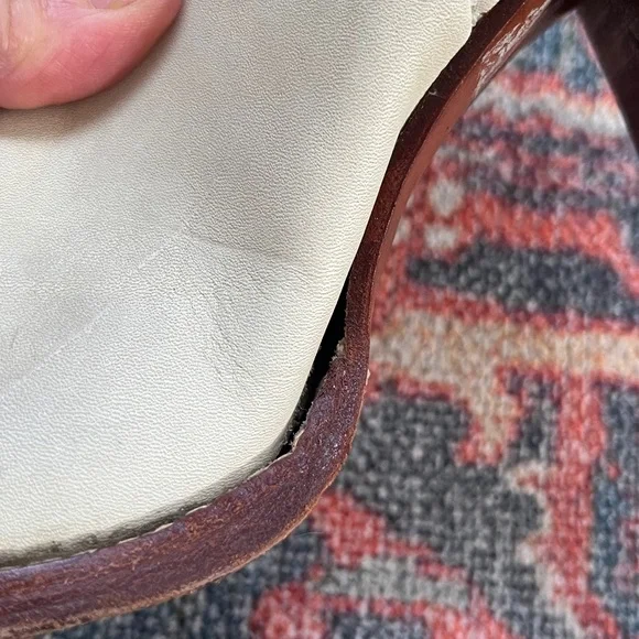 Zodiac USA Vintage Women's Size 10 Off White Suede Leather Western Cowboy Boots - Picture 13 of 15